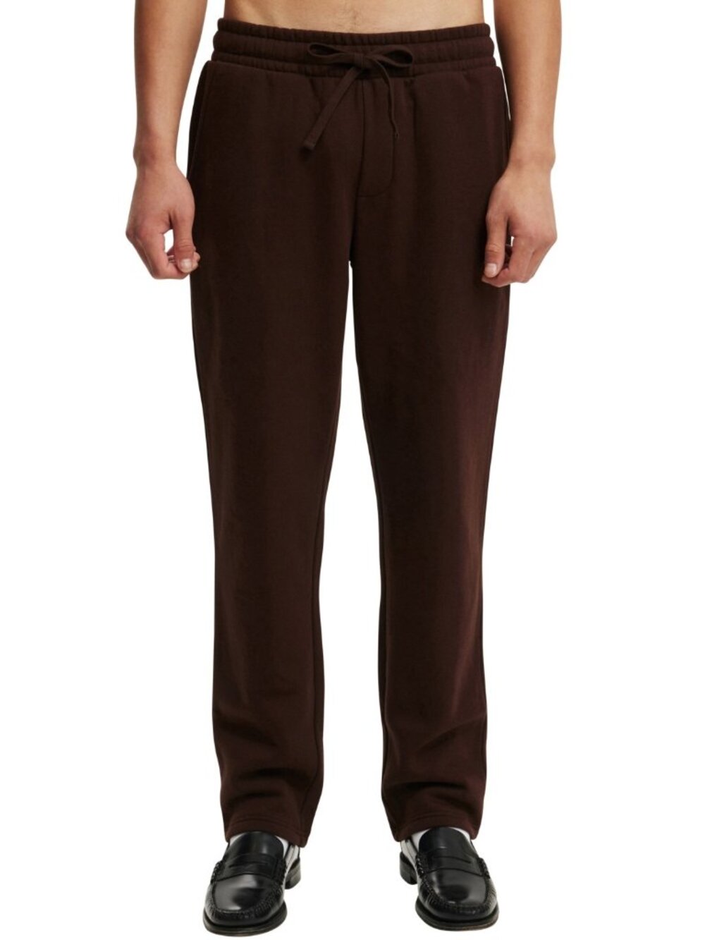 Cotton on Men's Relaxed Track Pants - Dark Oak NWT